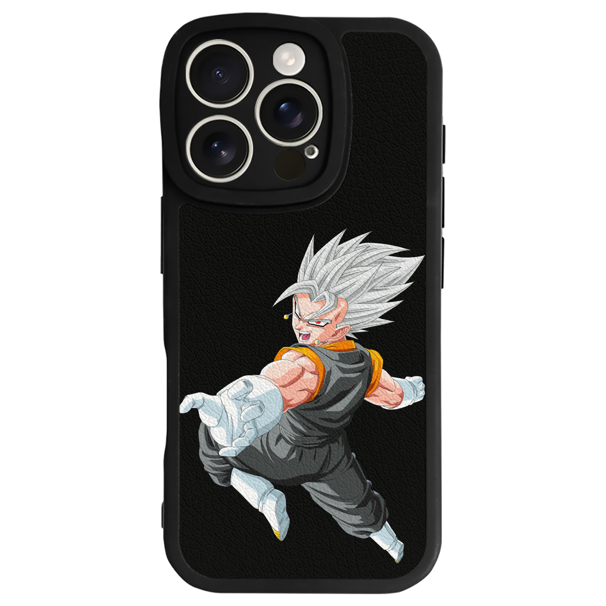 （画像用） ドラゴンボール ベジータ四世（Bejīta Yonsei）DRAGON BALL Vegeta IV 【iPhone 16シリーズ対応】シリコンスマホケース（レザー調） 材質：シリコン